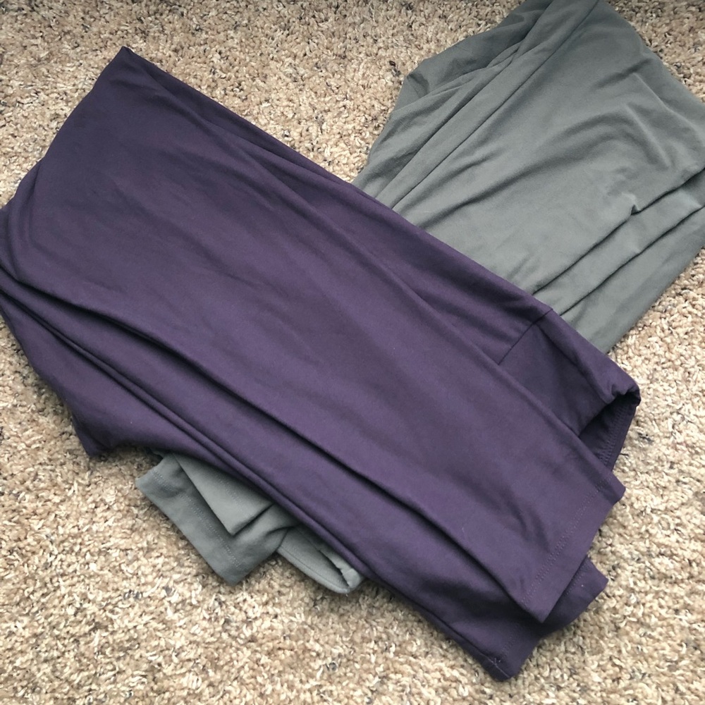 ❌SOLD❌TC bundle solid Lularoe leggings